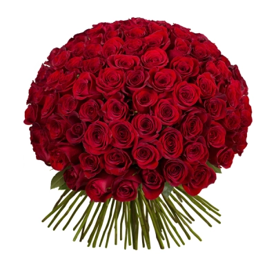 Букет из 101 красной розы – символ бесконечной страсти Красноярск Красноярский край